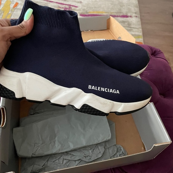 Balenciaga - 2.0 Speed Sock Sneakers - Picture 4 of 6